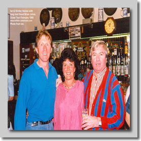 Ian & Shirley Haines with Brian Johns